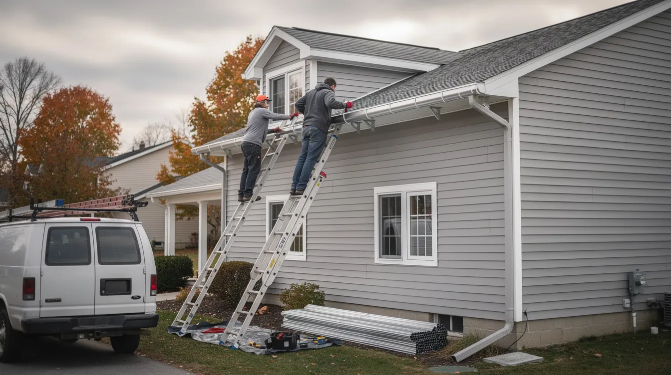 Seamless Gutter Installation in New York’s Capital Region