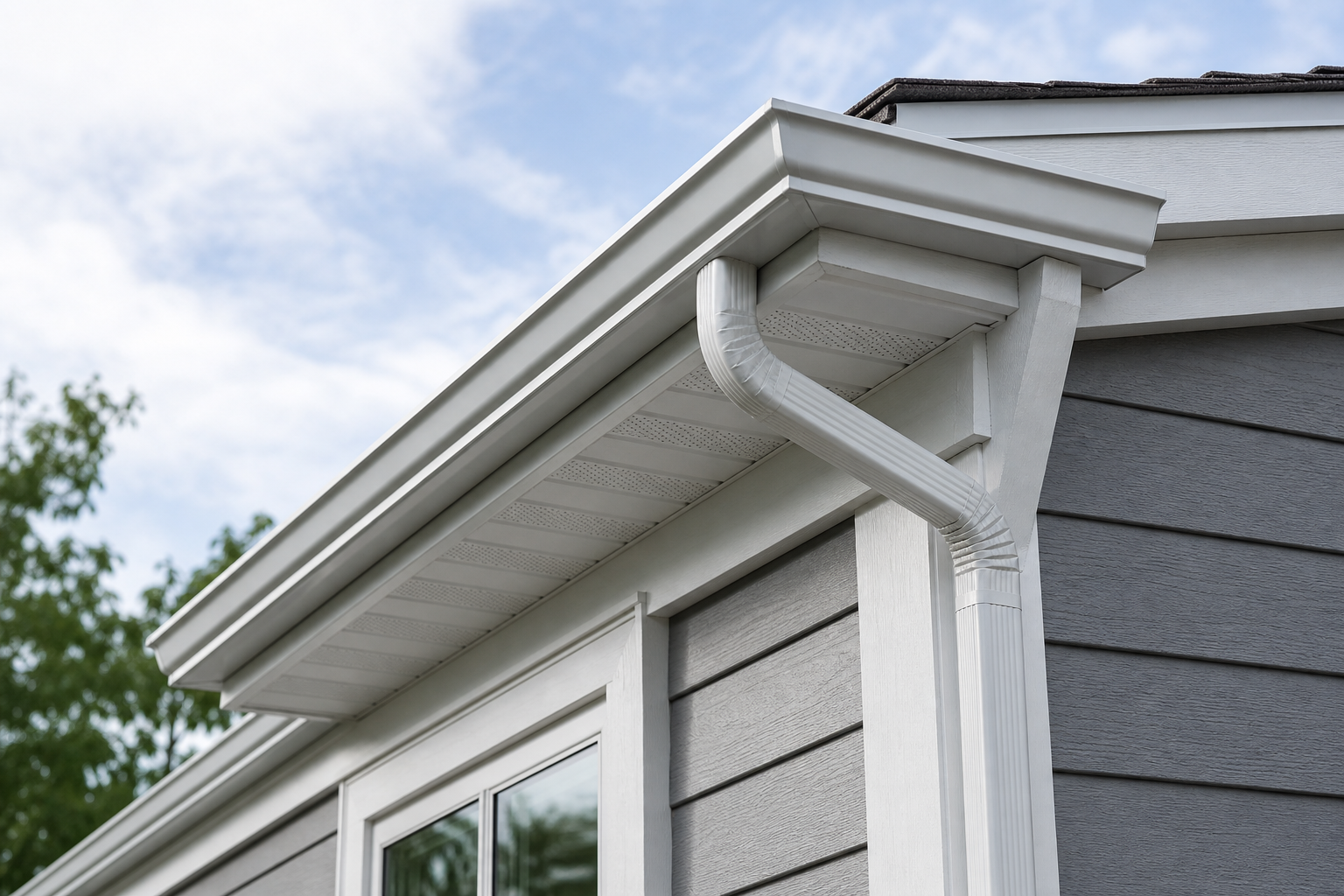 seamless gutters reduce leaks gutter system