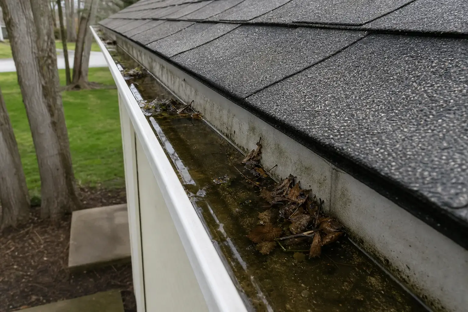 gutter slope gutter system